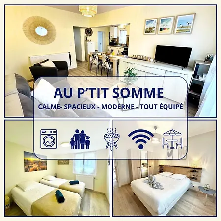 Holiday home Au P'tit Somme-equipement Bebe-famille-15min Nouvion-en-Ponthieu